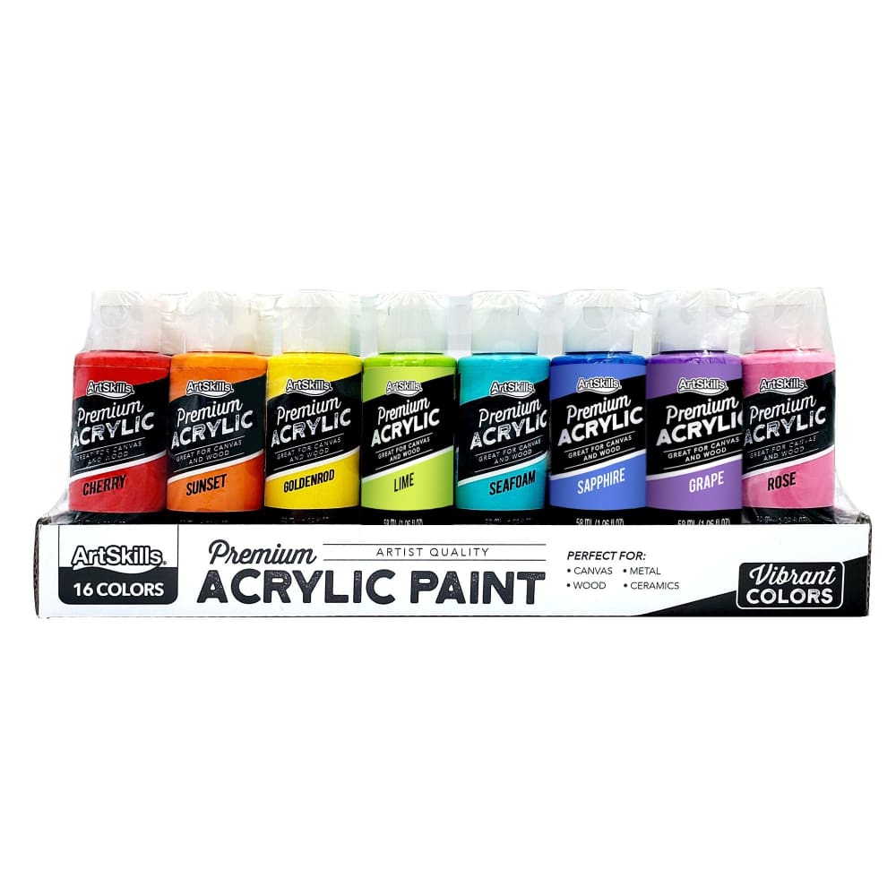 Craft Hack- Making All Your Acrylic Paints Metallic 