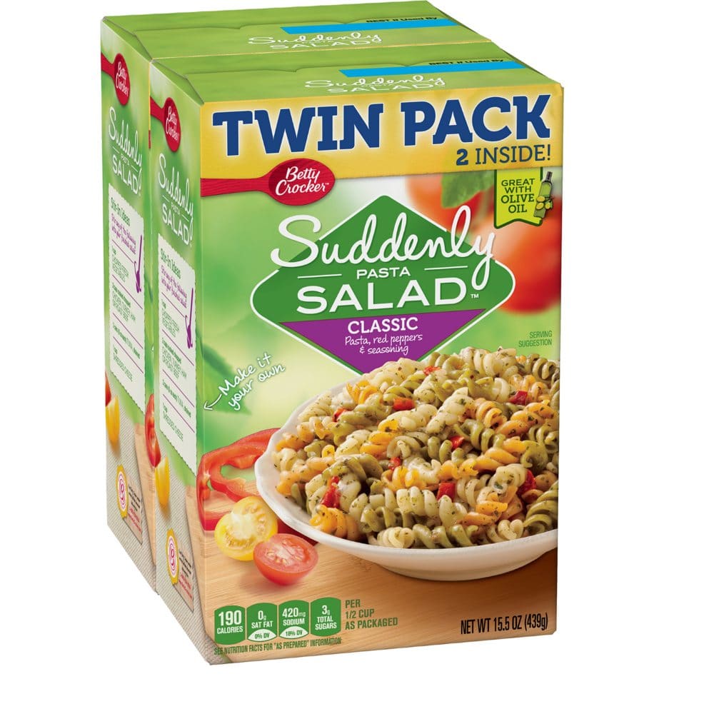 Betty Crocker Suddenly Pasta Salad, Classic Pasta Salad (4 Pk.) (Pack ...