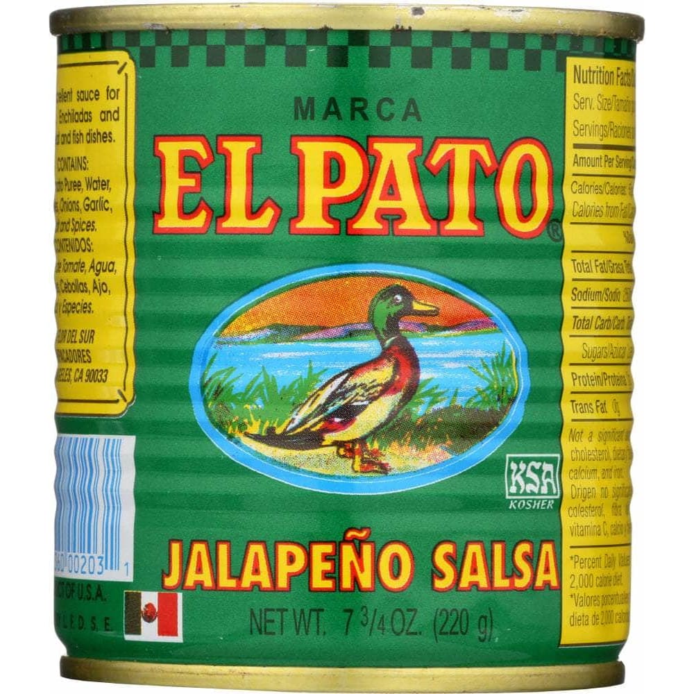 El+Pato+Jalapeno+Salsa+7.75+Oz for sale online