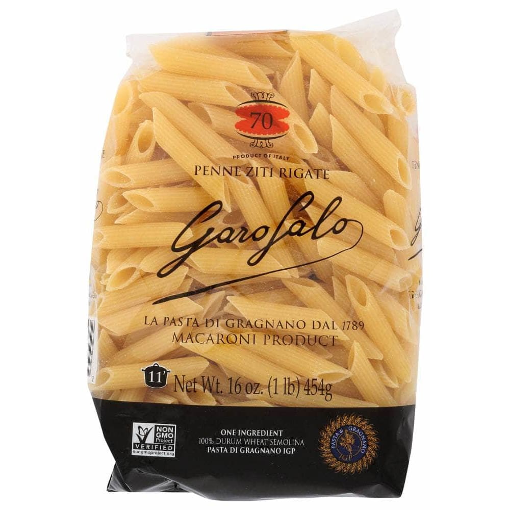 Garofalo Penne Ziti Rigate Pasta, 1 Lb (Case of 4)