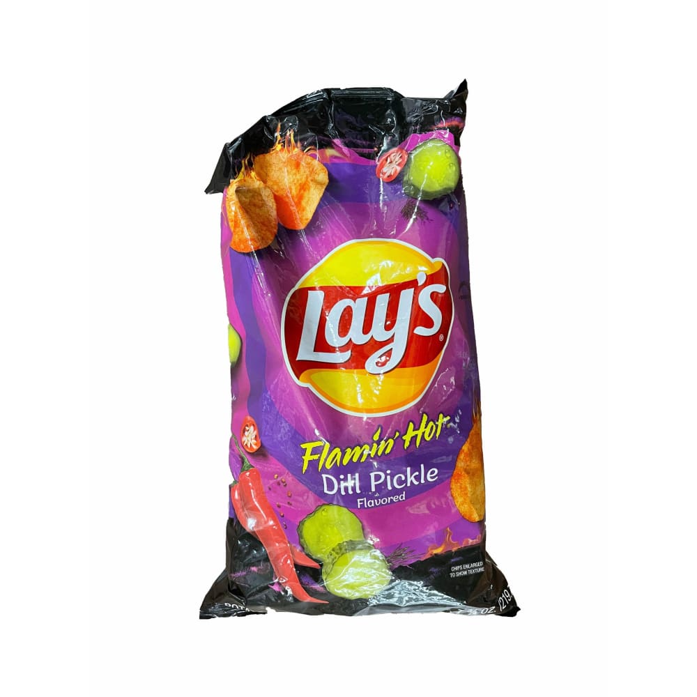 Lay's Flamin Hot Flavored Potato Chips 7.75 oz Lays