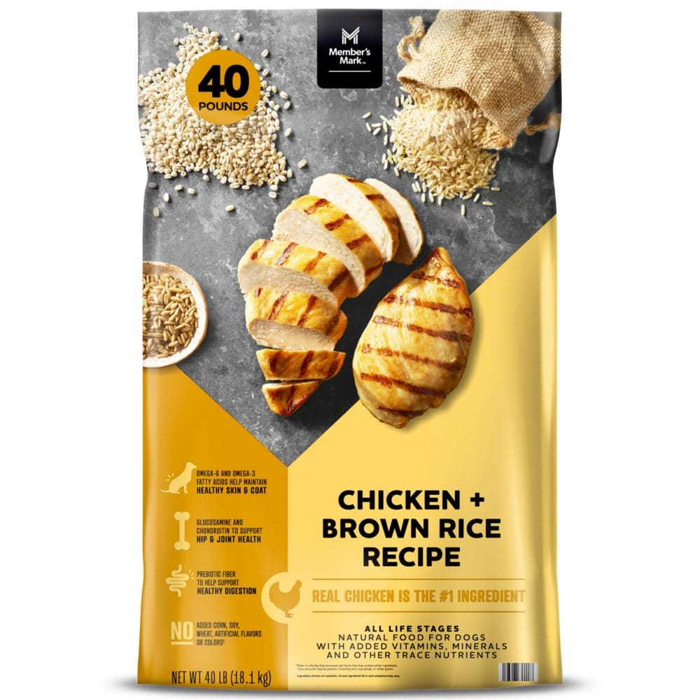 Members mark dog food chicken hot sale and rice