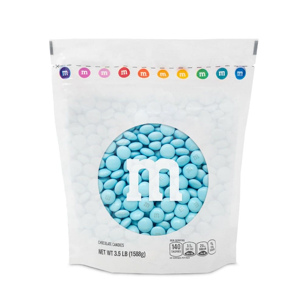  M&M'S Blue Milk Chocolate Candy, 5lbs of M&M'S in