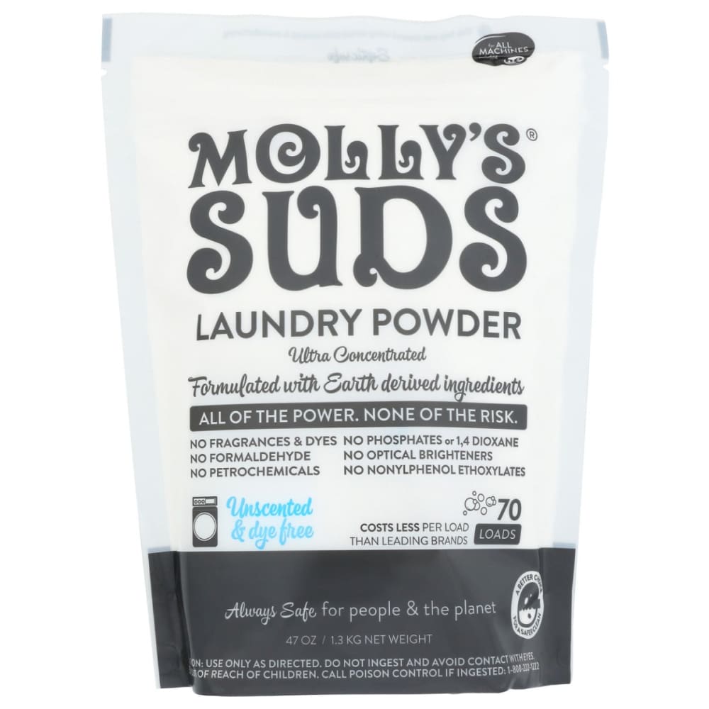 Molly's Suds Original Laundry Detergent Powder Natural Laundry Detergent 2  Pack