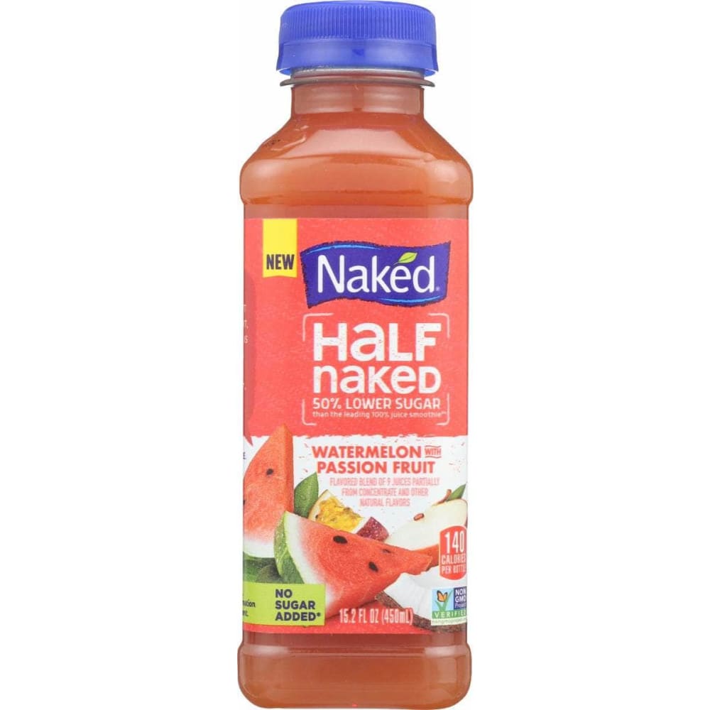 Naked Juice Fruit Smoothie with 50% Lower Sugar Watermelon with