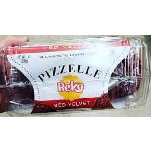 REKO Cookie Pizzelle Red Vlvt, 7 oz (Case of 4) ShelHealth