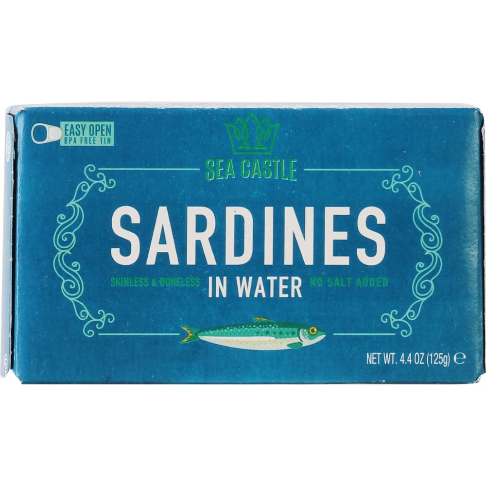 Sardines in Water, Skinless & Boneless 6 Packs - 4.4oz Tins