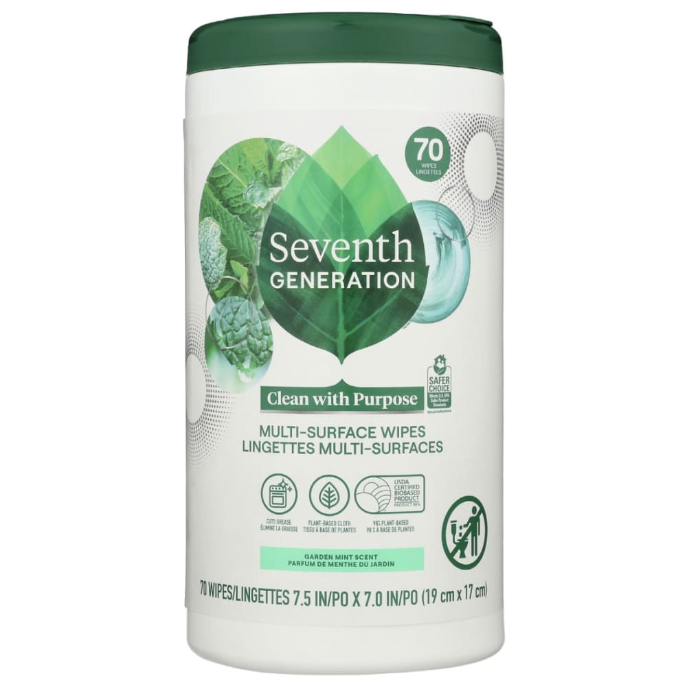 Multi-Surface Wipes - Garden Mint