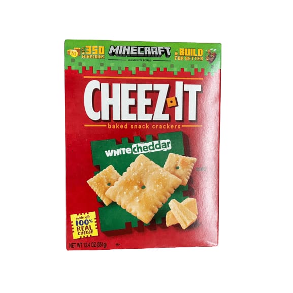 Cheez-It Minecraft Cheese Crackers Variety Original+Extra Toasty