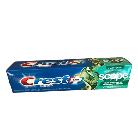 Crest Complete + Scope Whitening Toothpaste - Minty Fresh Striped