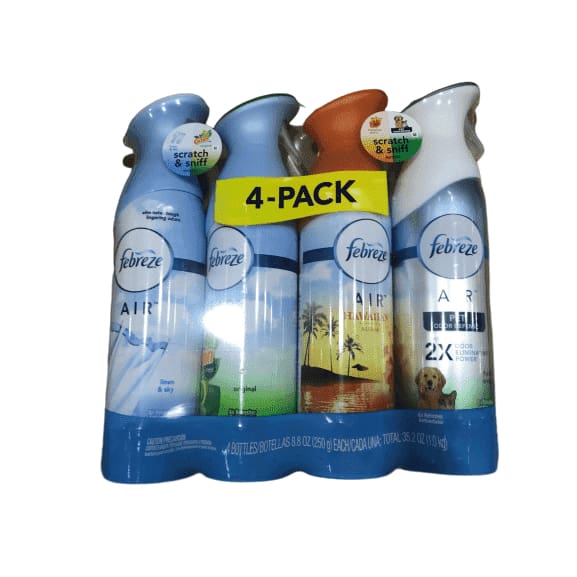 Febreze Air Refresher, Variety Pack, 8.8 oz, 4-count