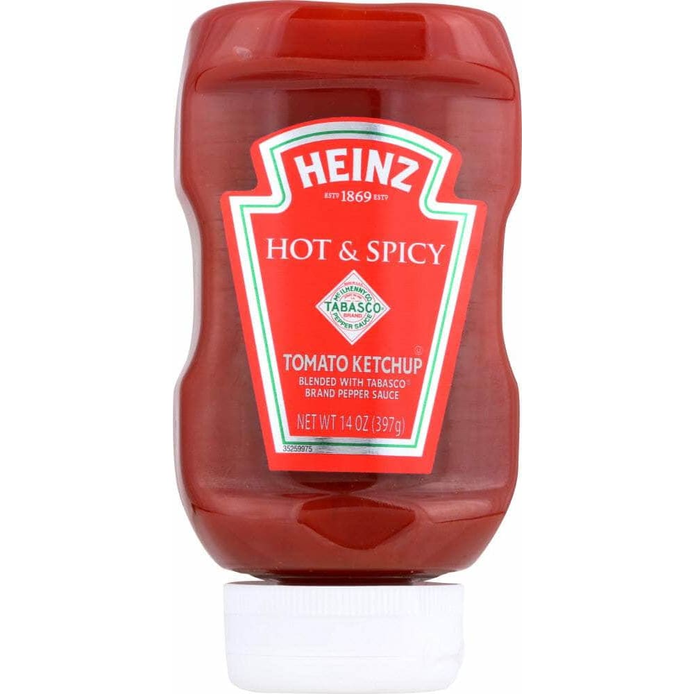 Heinz Hot And Spicy Tomato Ketchup 14 Oz Case Of 4 Shelhealth 3394