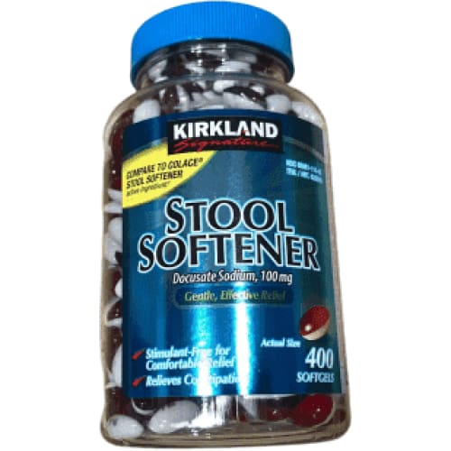 Kirkland Signature Stool Softener 100 mg, 400 Softgels