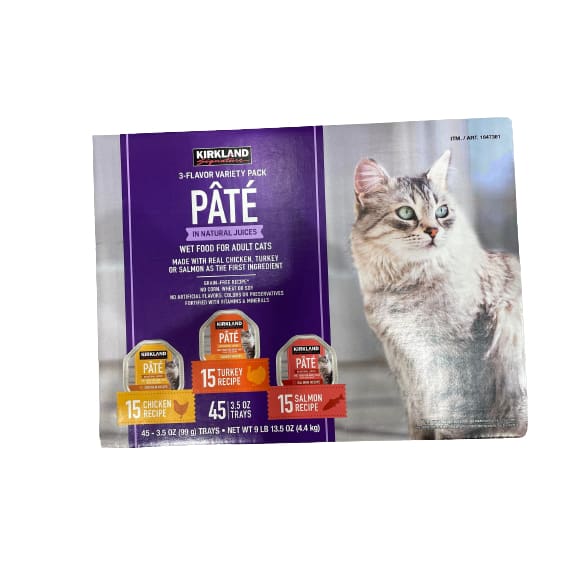 Kirkland wet cat clearance food