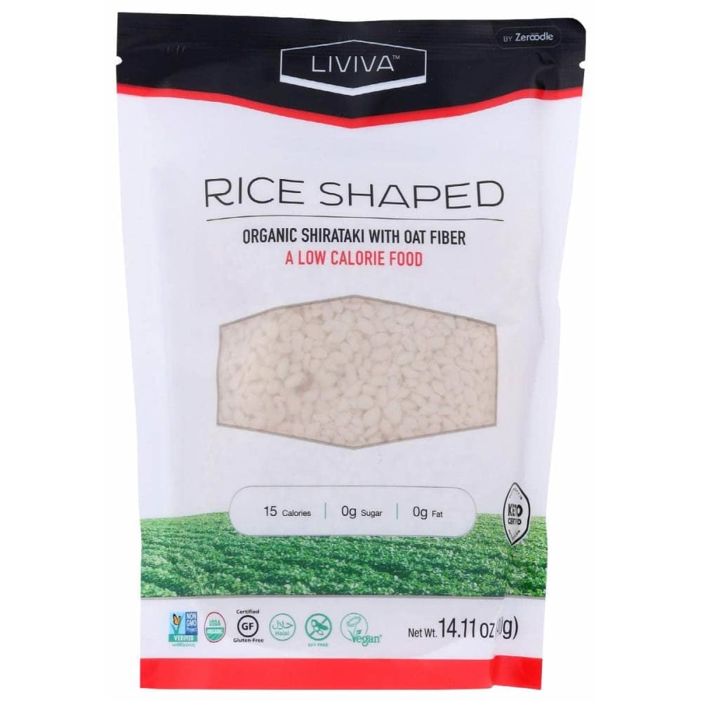 LIVIVA Rice Shirataki Oat, 14.11 Oz (Case Of 4) | ShelHealth