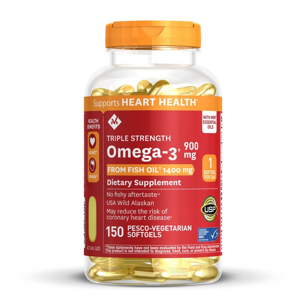 Spring Valley Omega-3 Fish Oil Softgels, Lemon, 500 Mg, 60, 41% OFF