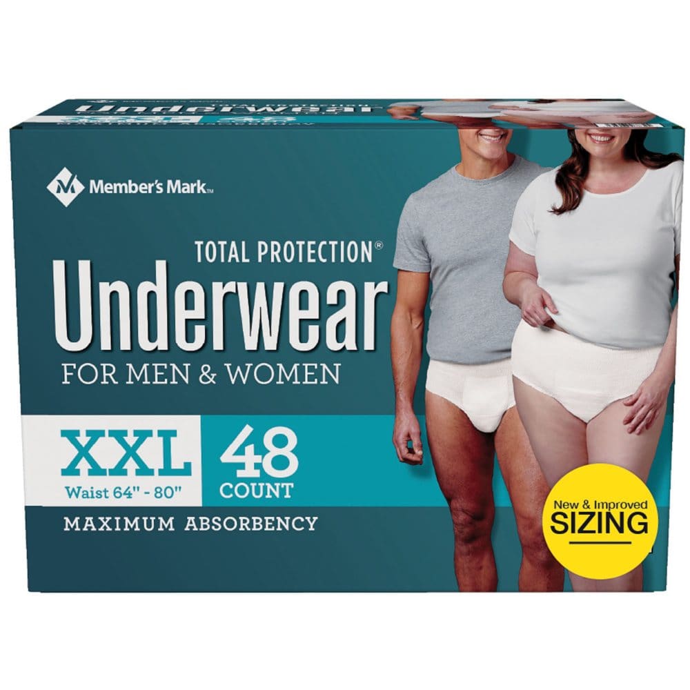 Member's Mark Total Protection Incontinence Underwear for Women (Small - 96  ct.