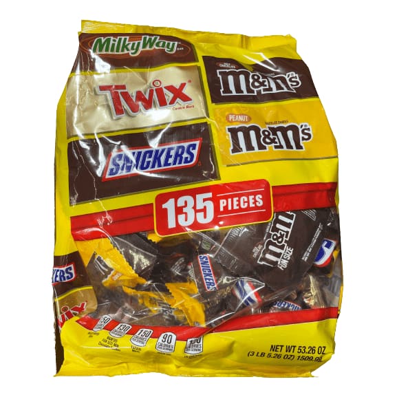 M&M's Lovers Halloween Fun Size Variety Mix 27.01 Ounce 50 Piece