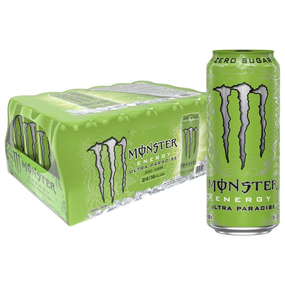 Monster Energy Zero Sugar, 16 oz. Cans, 24 Pack