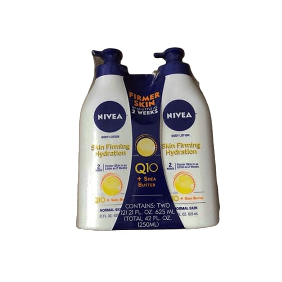 NIVEA Skin Firming Hydration Body Lotion Q10, 2 pk./21 fl. oz.