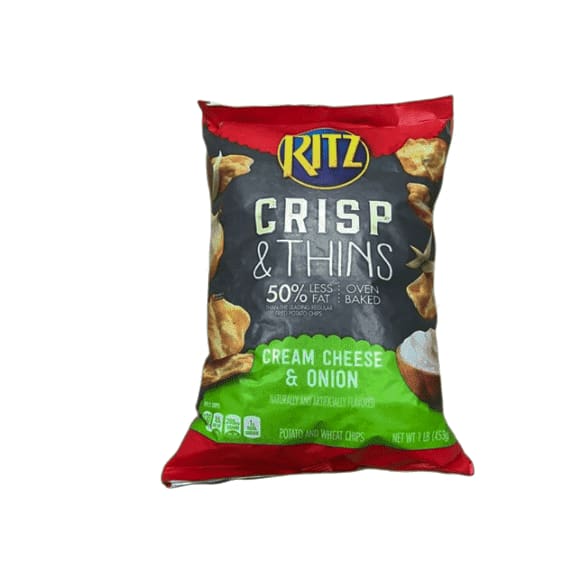 Ritz Crisp And Thins Cream Cheese And Onion 1 Lbs Shelhealth