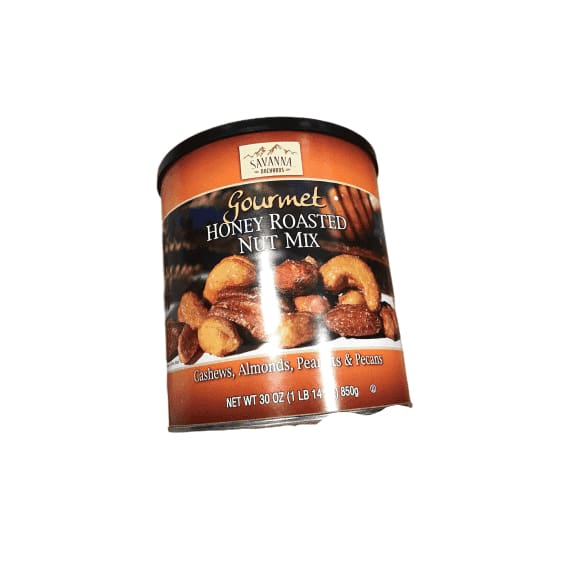  Savanna Orchards Gourmet Honey Roasted Nut Mix, 30