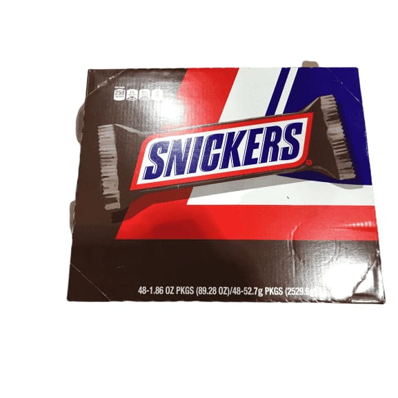 Snickers Candy Bar, Singles Size, 1.86oz