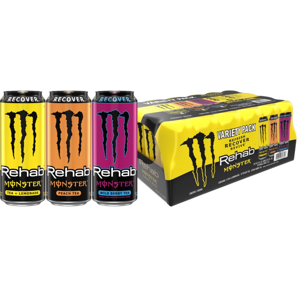 Monster Rehab Variety Pack, 15.5 fl. oz., 24 pk.