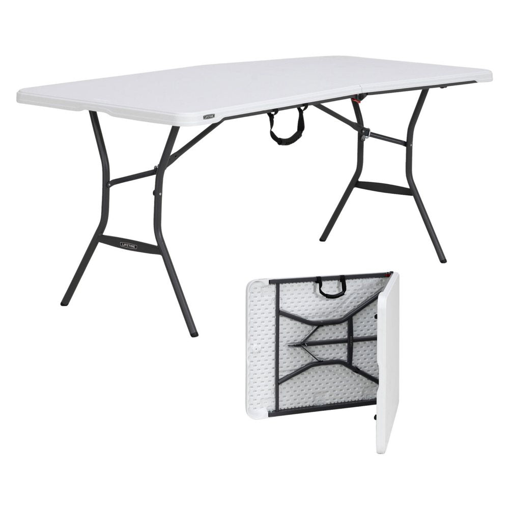 Lifetime 6-Foot Fold-In-Half Table