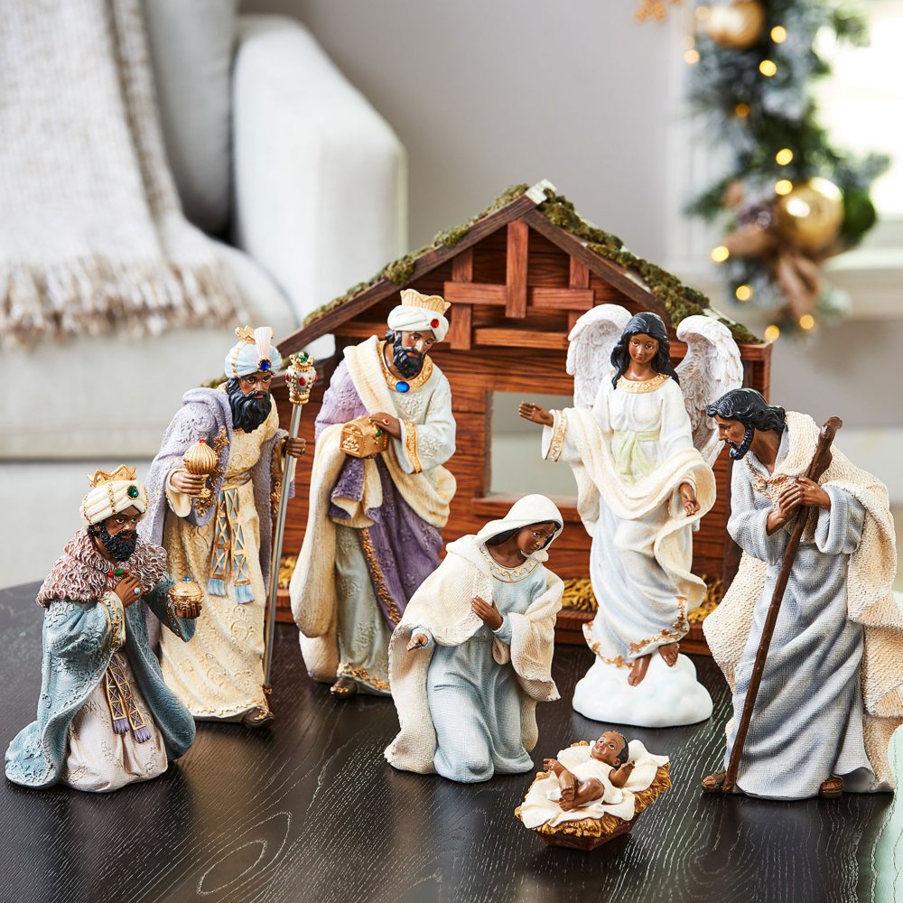 Member's Mark Nativity Set, 9 pc., Multicultural