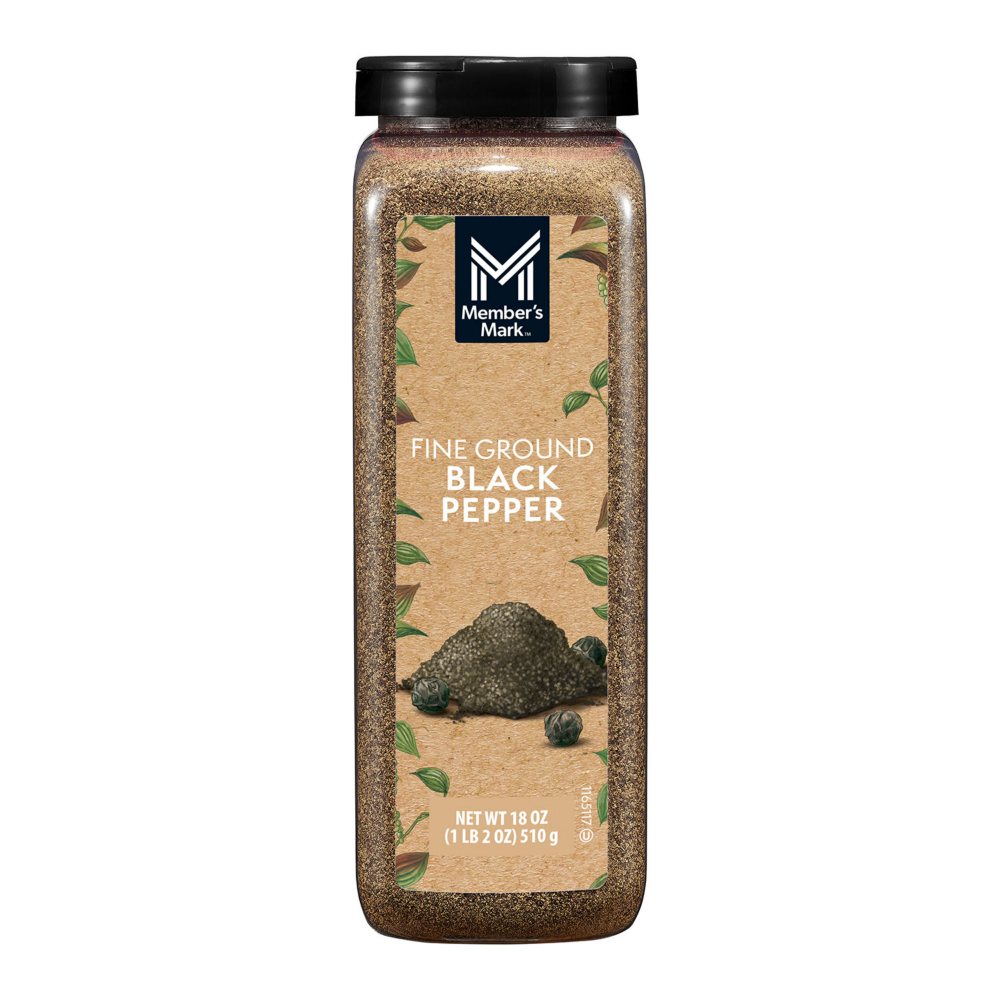 Member's Mark Fine Ground Black Pepper, 18 oz.