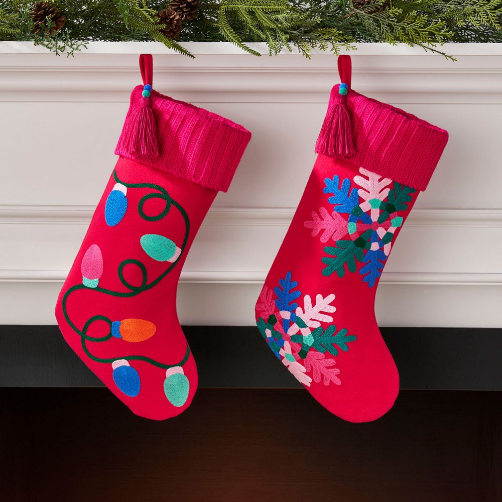 Member's Mark Holiday Stockings, Set of 2