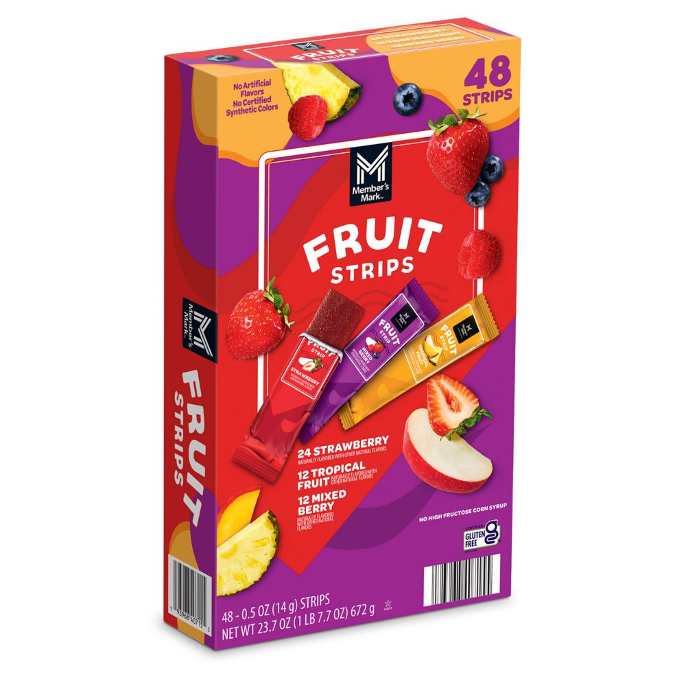 Member's Mark Fruit Strips, 48 ct.