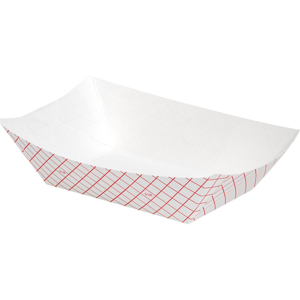 Members Mark Heavy Duty Paper Food Trays, 3lbs., 500ct.