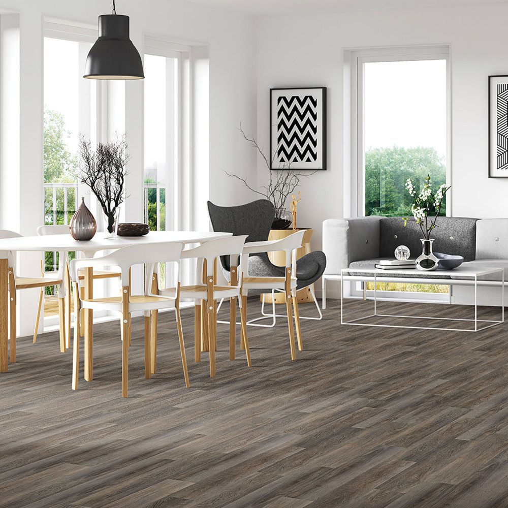 QuickStep by Mohawk 6mm Gray Modern Oak Vinyl Plank Flooring