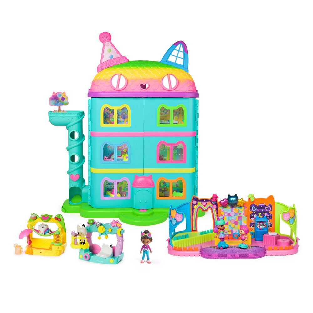 Gabby's Dollhouse Celebration and Deluxe Playsets