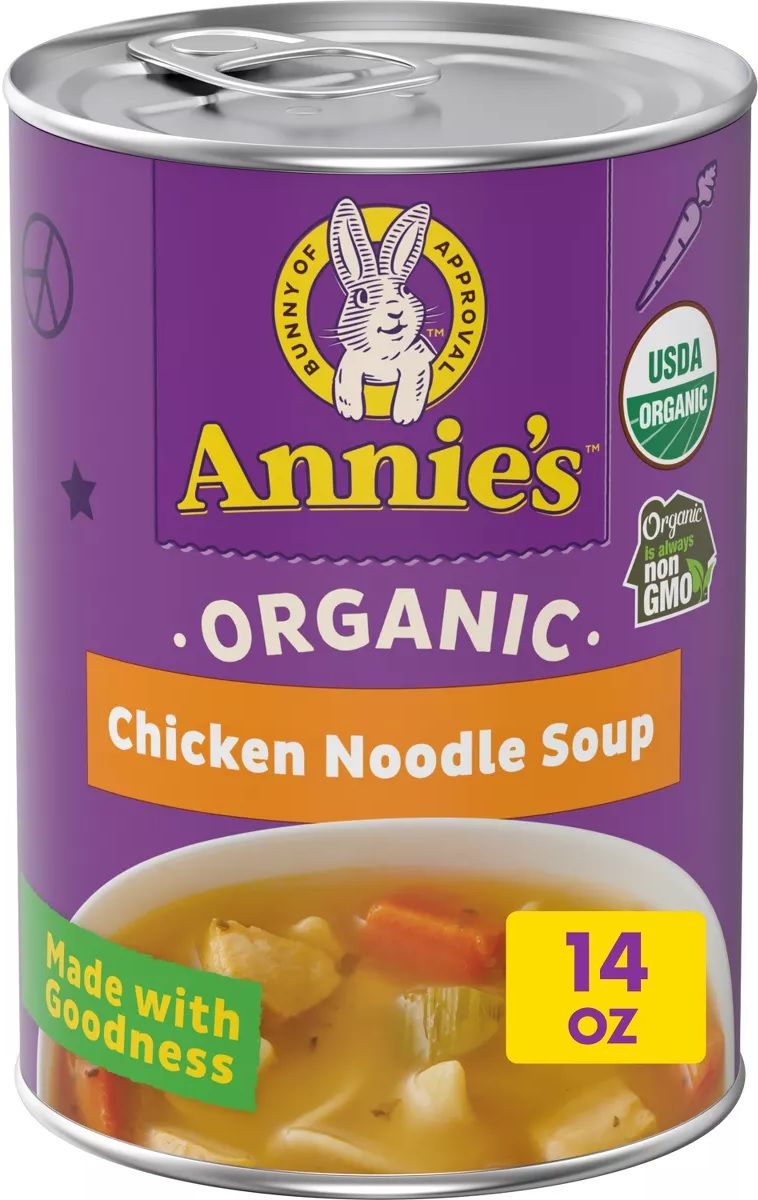 Annies Homegrown Soup Chicken Noodle Organic, 14 oz (Case of 3)