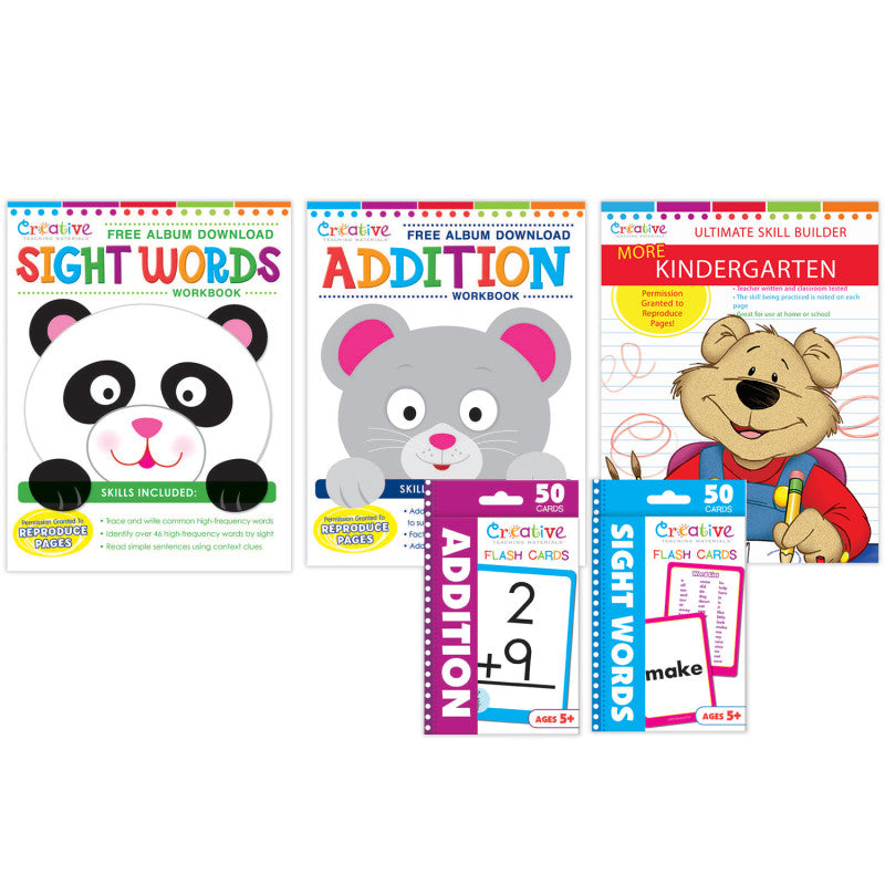 More Kindergarten Skills Bundle (Pack of 6)