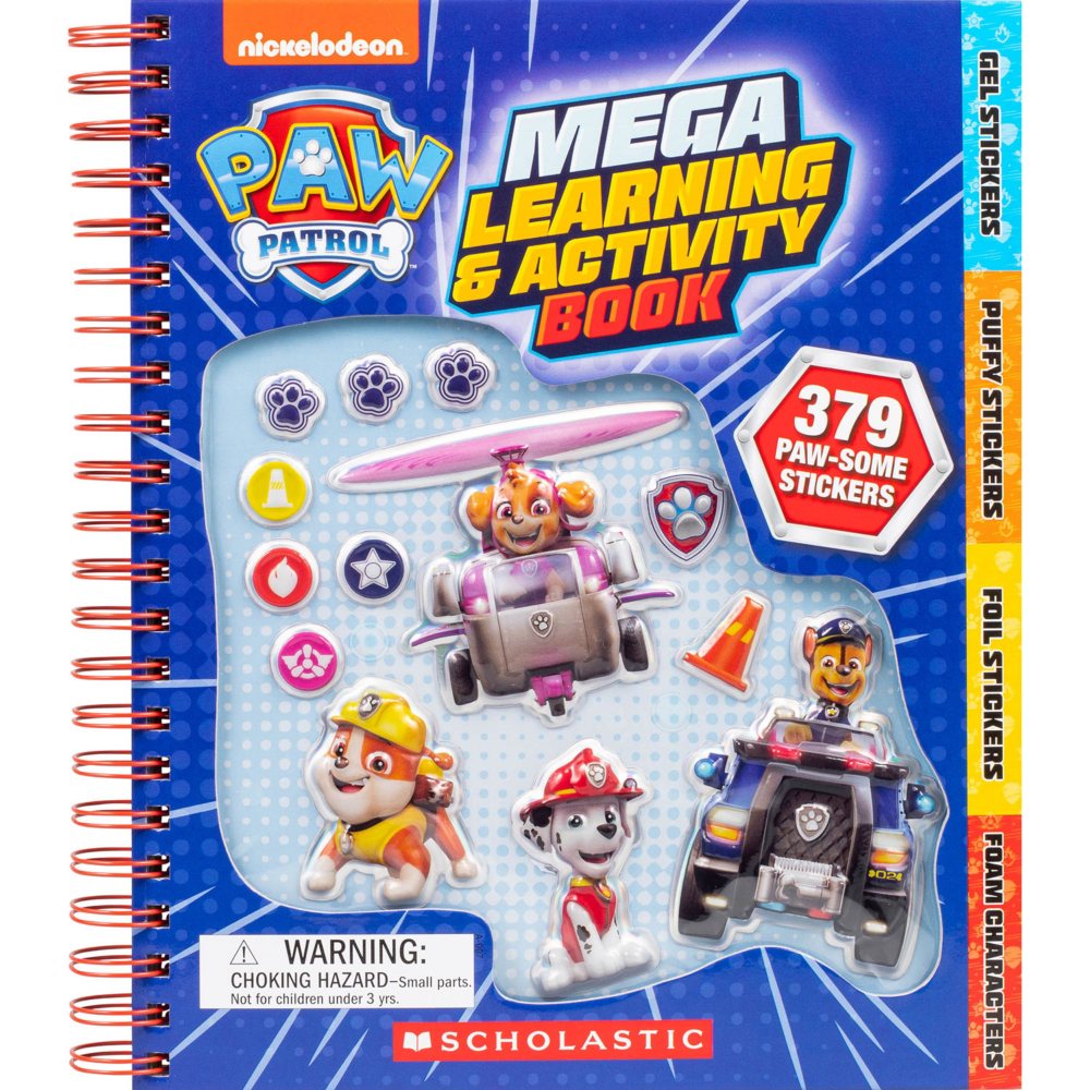 Sam's Exclusive - Paw Patrol Mega Learning & Activity Book, Spiral Bound