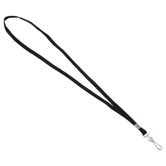 100Bx Deluxe Lanyard with J-Hook Black