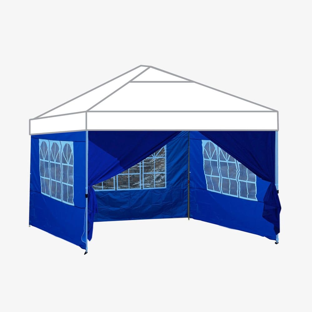 10’x10’ Zippered Window-Wall POPUP-SHADE Accessory - Camping Equipment - 10’x10’