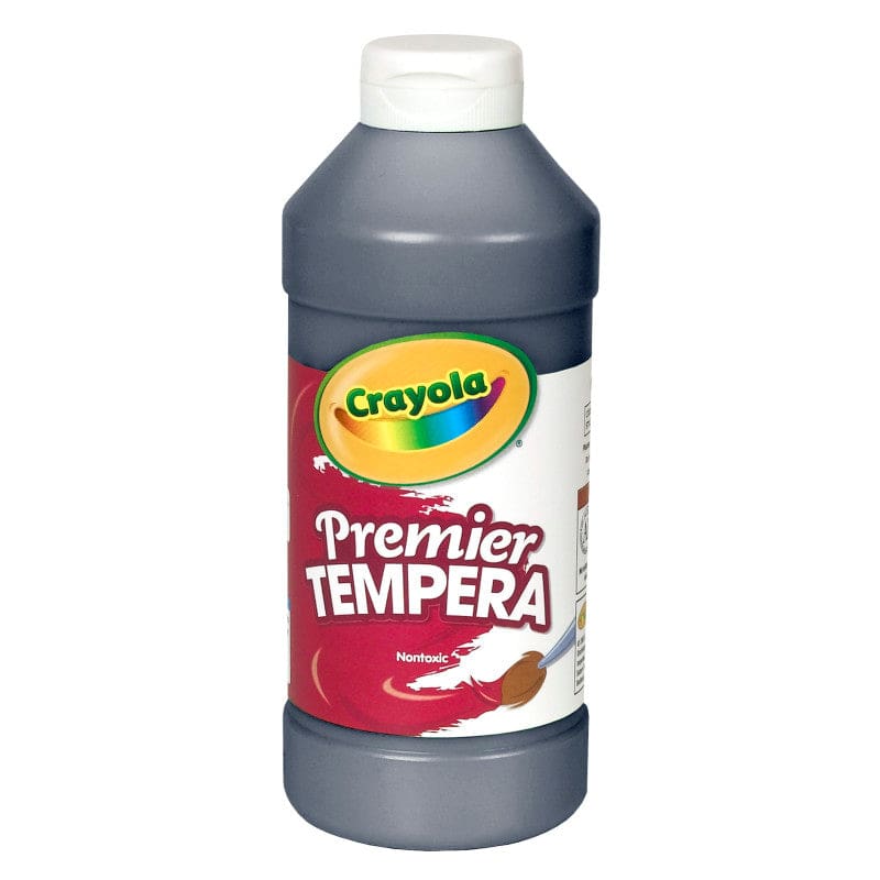 16Oz Black Crayola Premier Tempera (Pack of 6) - Paint - Crayola LLC