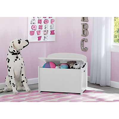 Delta Children MySize Deluxe Toy Box - White