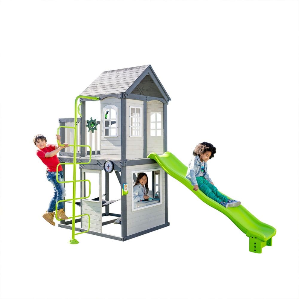 2-Story Wooden Playhouse - Playhouses - 2-Story
