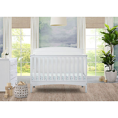 Delta Children Archer 4-in-1 Convertible Crib - White