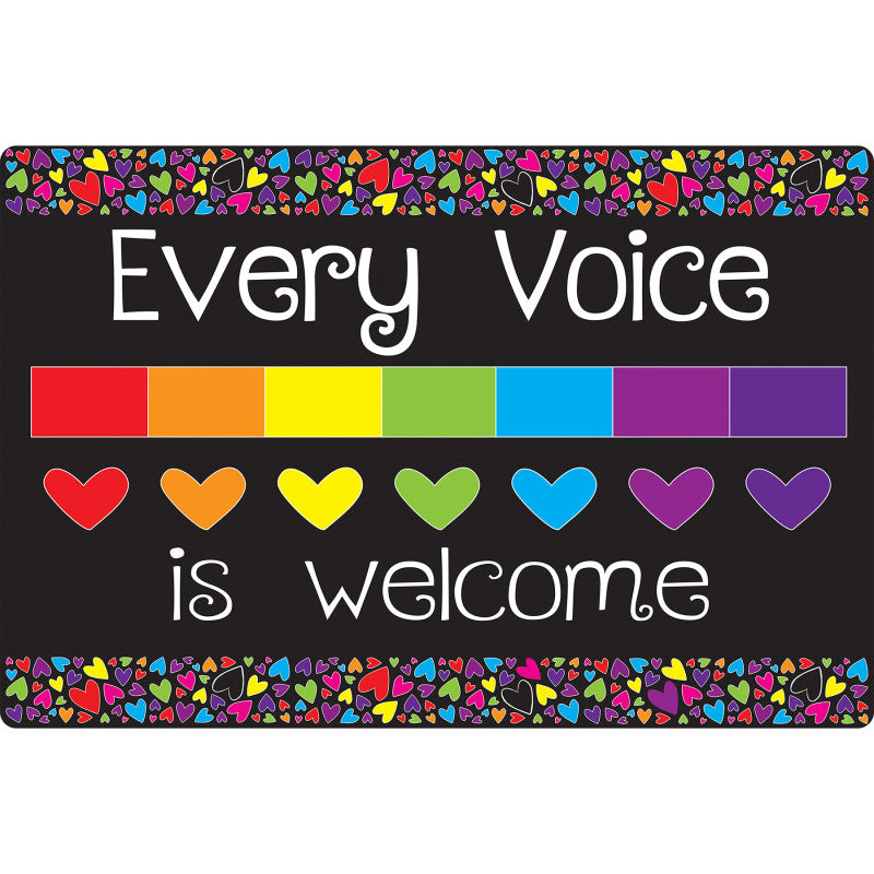 Welcome Mat Every Voice Welcome Here (Pack of 3)