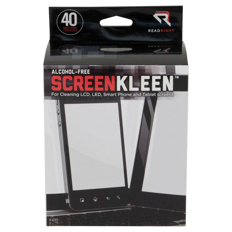 40/Pk Read Right Screen Kleen - Computer Accessories - Advantus