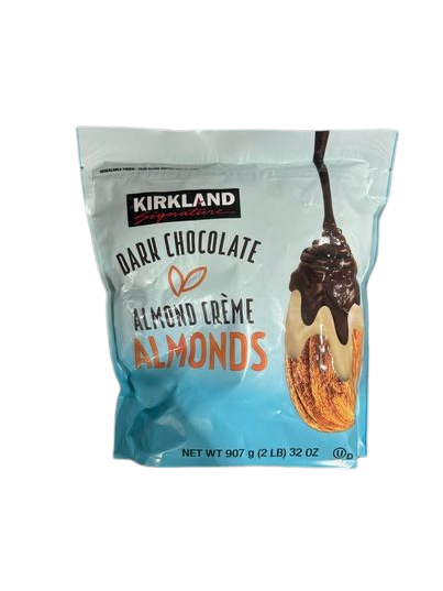 Kirkland Signature Dark Chocolate Almond Creme Almonds, 32 oz.