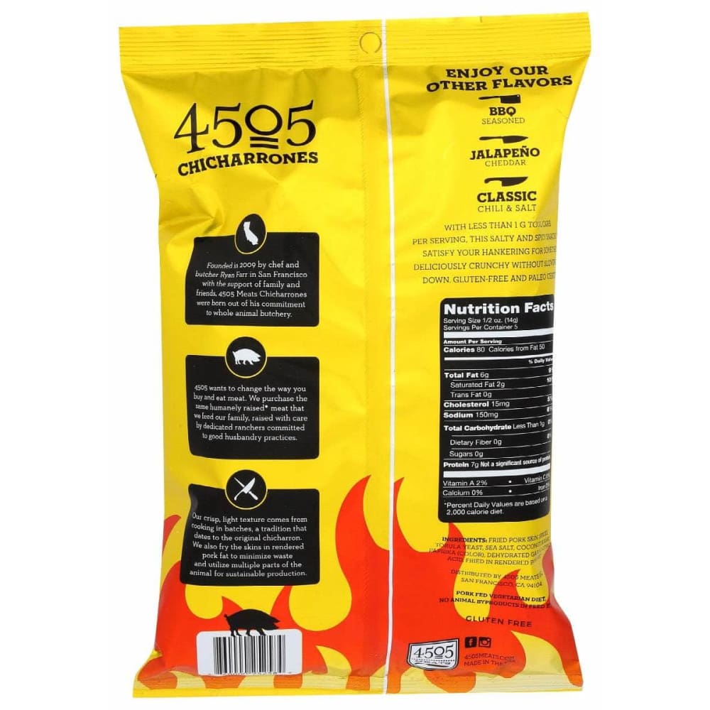 4505 MEATS 4505 Meats Chicharrones En Fuego Gf, 2.5 Oz