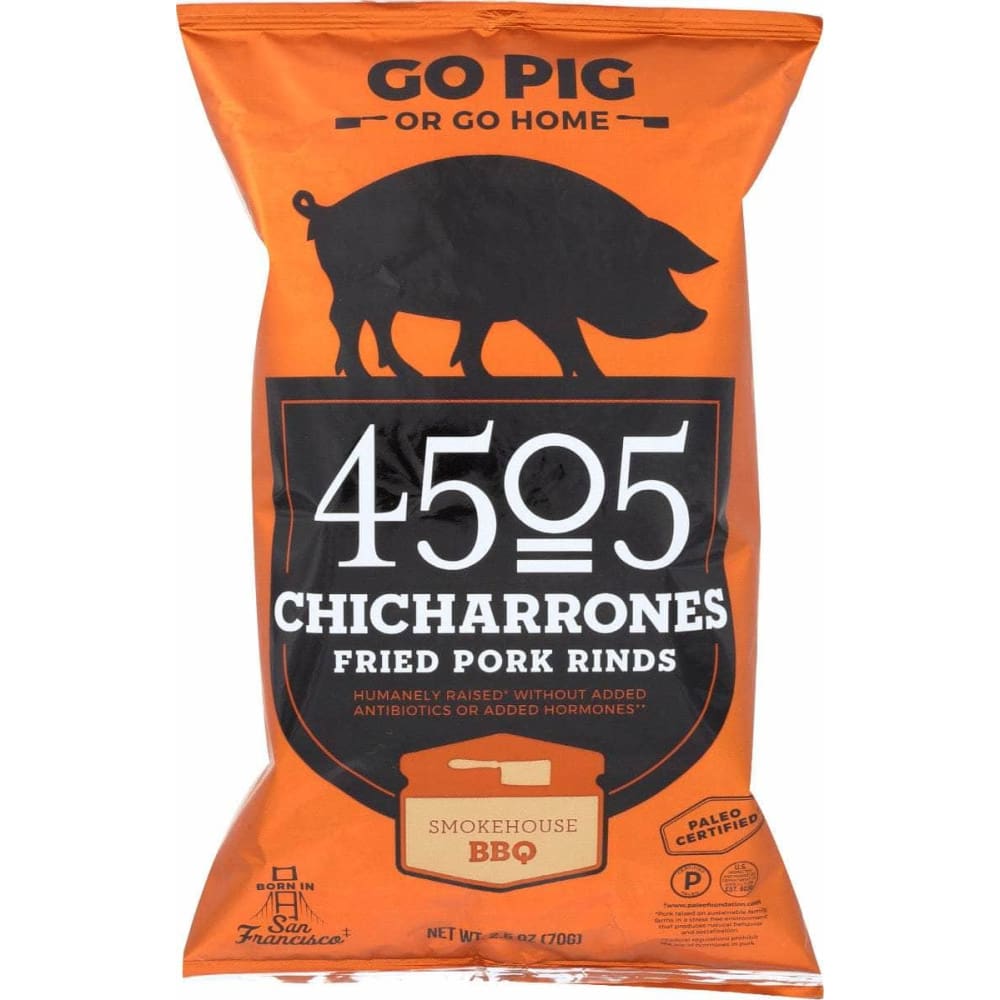 4505 MEATS 4505 Meats Chicharrones Smkhse Bbq, 2.5 Oz